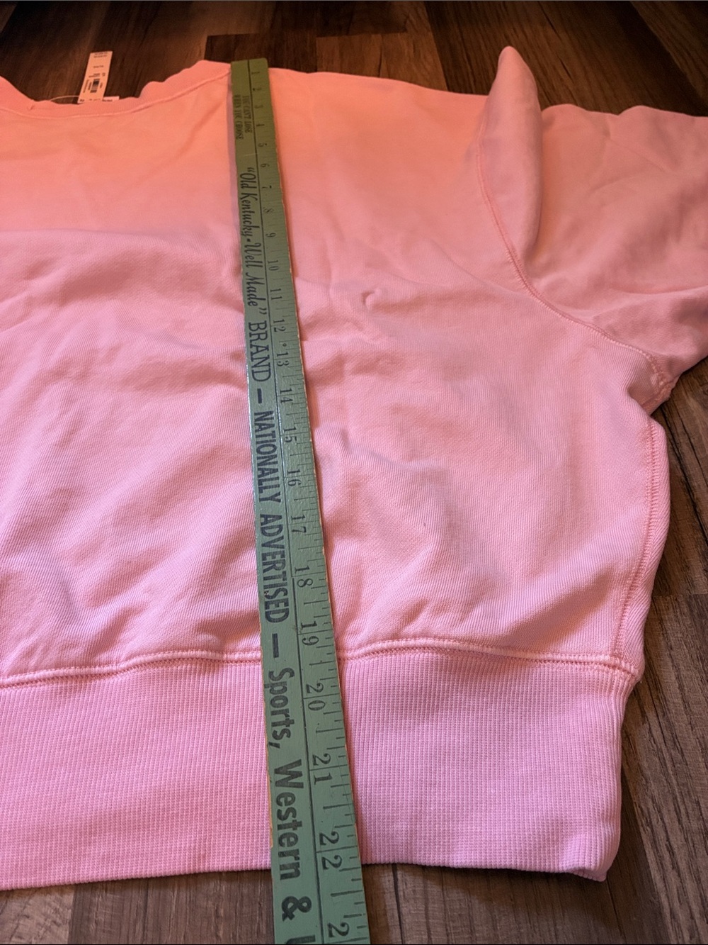 Victoria's Secret Pale Pink, Cropped Crewneck Sweatshirt- Size XL- NWT - Picture 10 of 11